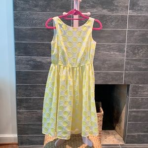 Yellow Polka dot dress